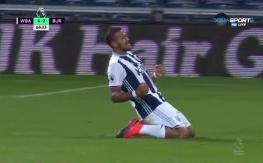 Уест Бромич Албиън - Бърнли 4:0 /репортаж/