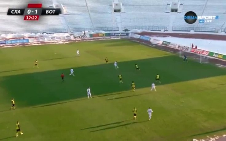 Славия - Ботев Пд 1:1 /първо полувреме/