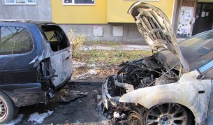 Запалиха колата на Бисер Миланов-Петното