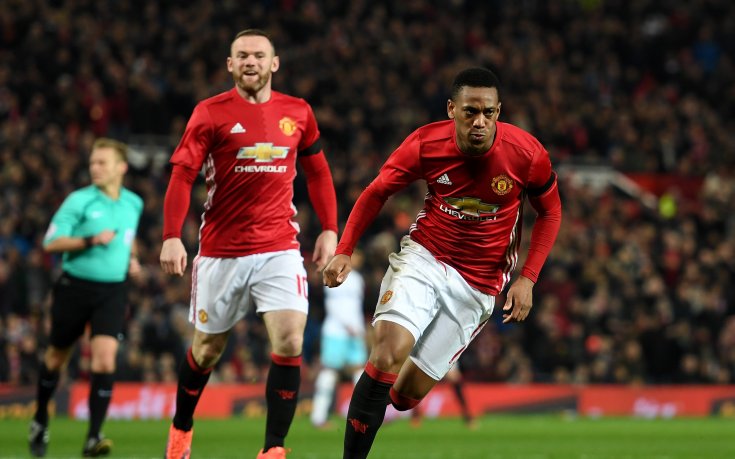 Ибра и Марсиал отвяха Уест Хем за Купата на Лигата