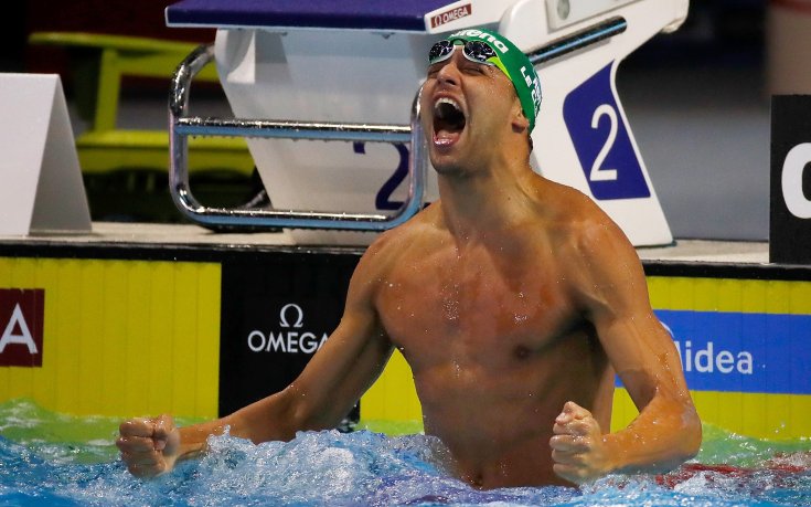 Чад Ле Кло подобри собствения си световен рекорд на 100 метра бътерфлай