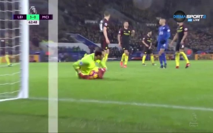 Лестър - Манчестър Сити 4:2, Висша лига, 15-и кръг