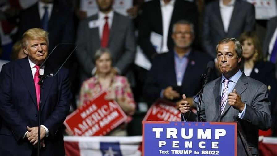 <p>Фараж посочи кой носи отговорността за бъдещето на Гренландия</p>