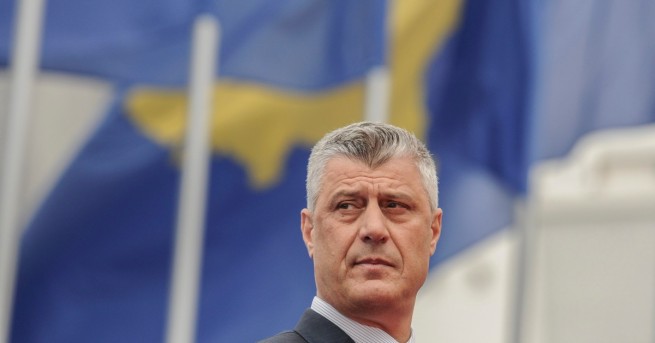 Президентът на Косово Хашим Тачи е казал на българския премиер