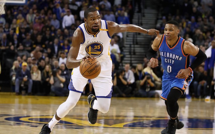 Дюрант с 40 точки при победа на Уориърс над бившия му Оклахома