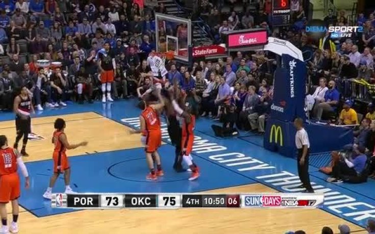 Уестбрук изведе Оклахома до успех над Портланд