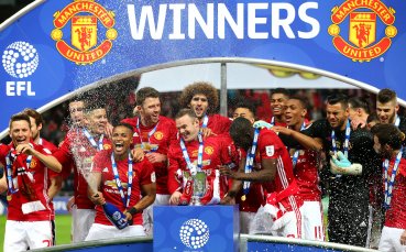 Триумфът на Ман. Юнайтед в снимки