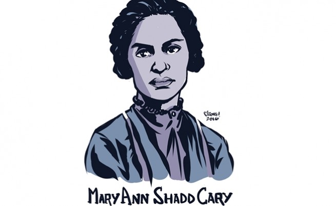 Мери Ан Шадд  американско-канадска активистка срещу робството, журналист, учител и адвокат.