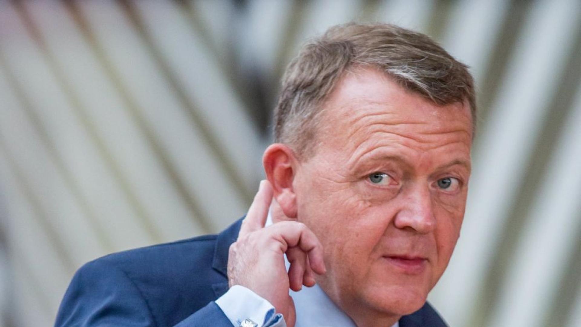 Външният министър на Дания Ларс Льоке Расмусен днес разкритикува тона