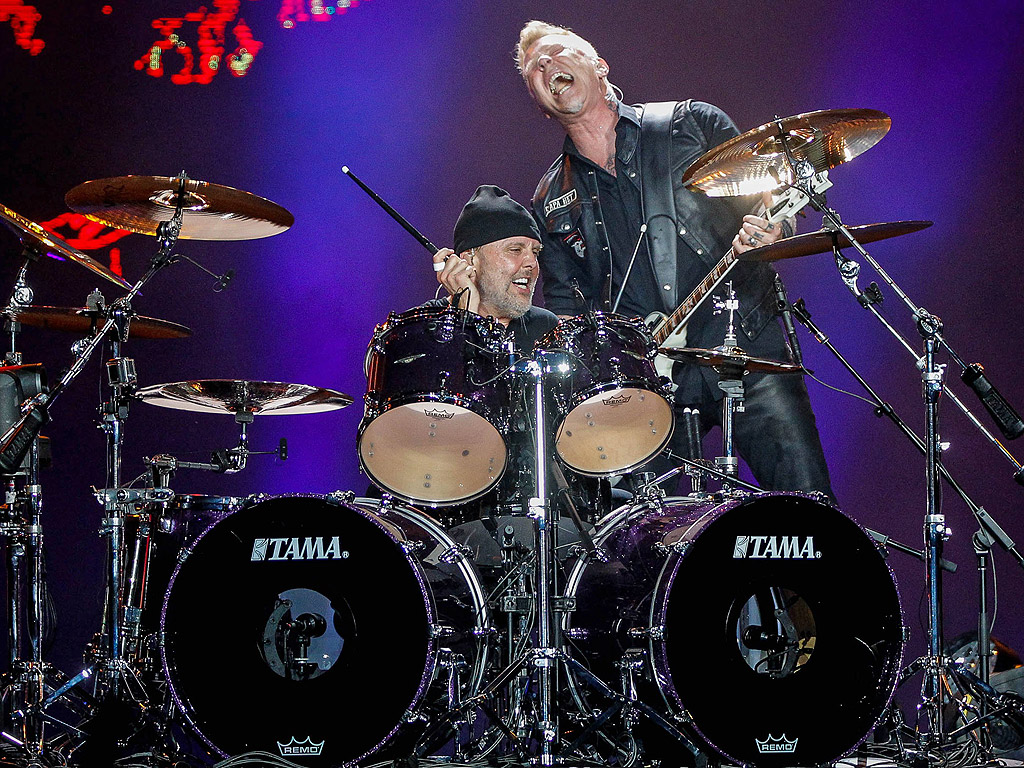 Ларс Улрих и Джеймс Хетфийлд от Metallica