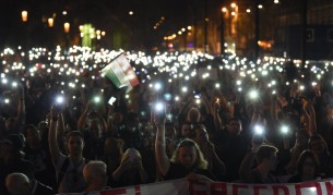 Протестите в защита на Централноевропейския университет в Унгария