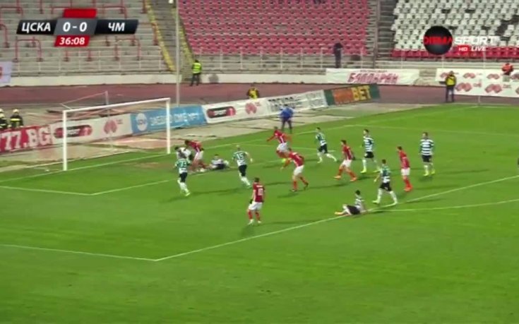 ЦСКА - Черно море 2:0 /първо полувреме/