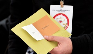 Бюлетината за турския референдум