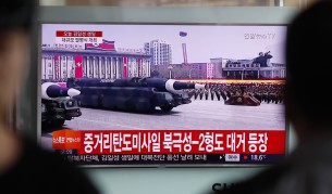 Военният парад по случай 105-тата годишнина на Ким Ир Сен