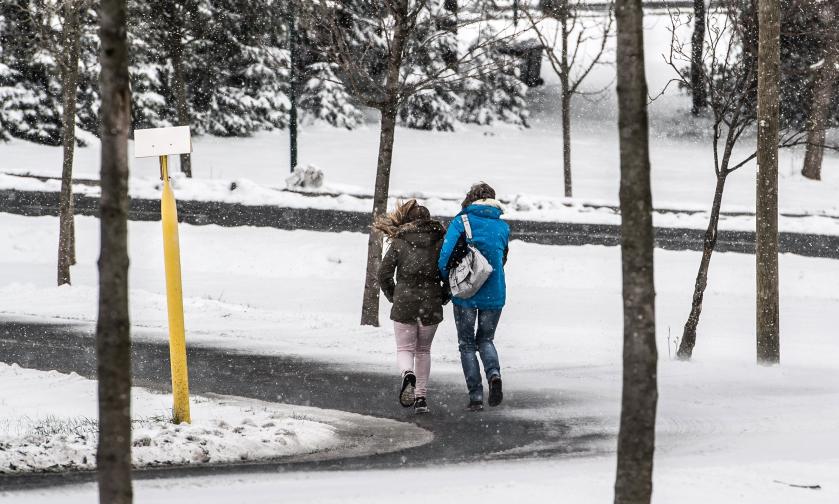 студ сняг Европа