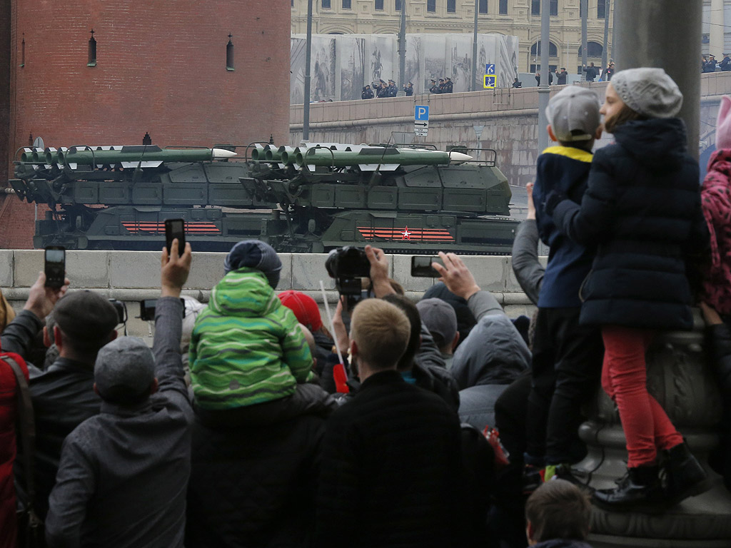 Военният парад на Червения площад по случай Деня на победата в Русия