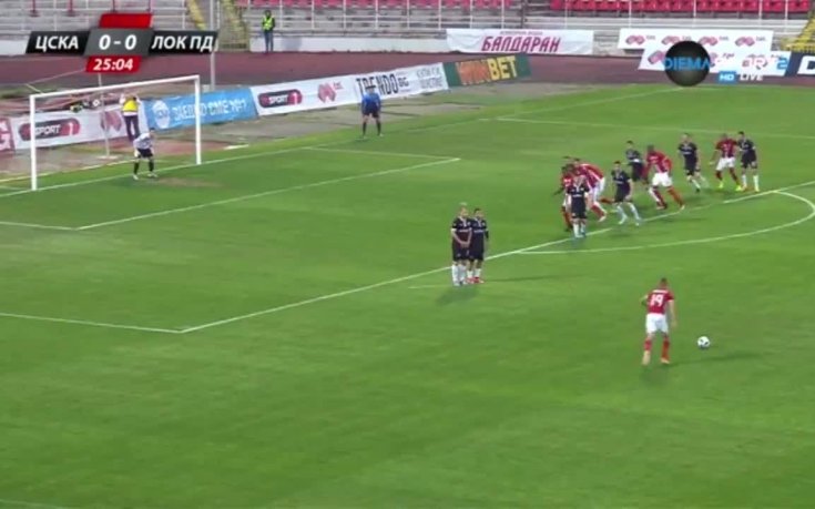 ЦСКА - Локомотив Пд 0:0 /първо полувреме/