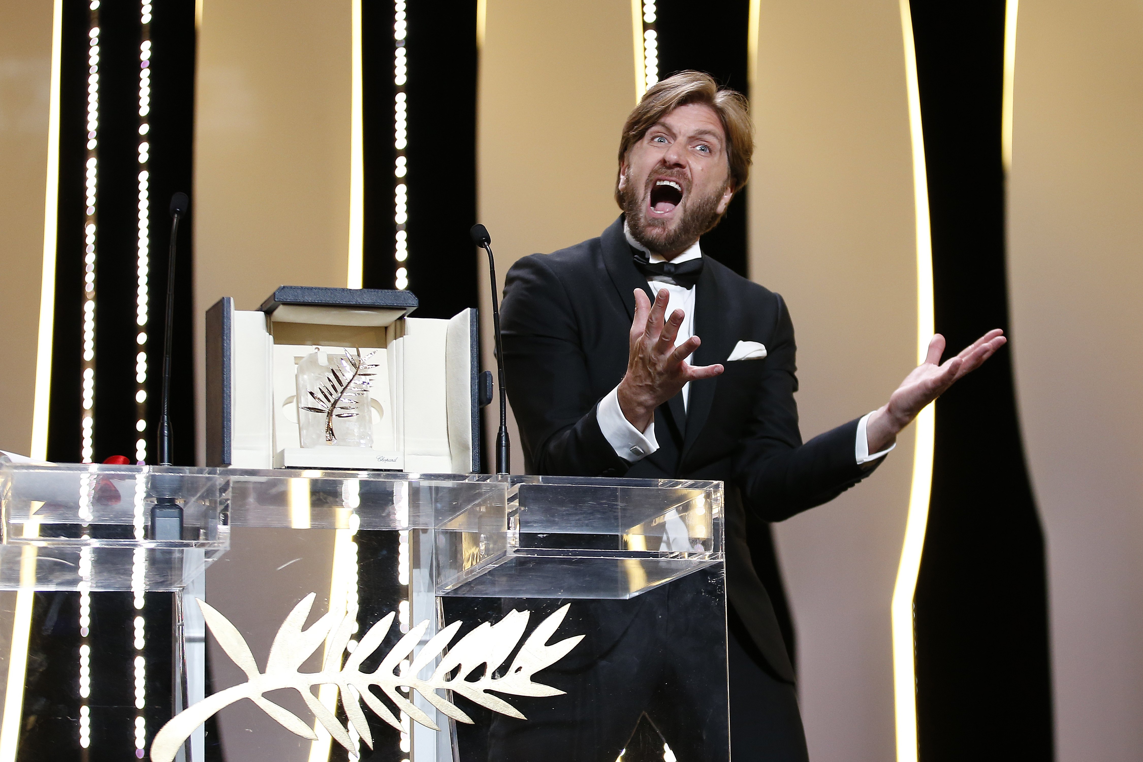 „Златната палма” - най-престижната награда на инофестивала в Кан, получи „Площадът” (The Square) на шведския режисьор Рубен Йостлунд.
