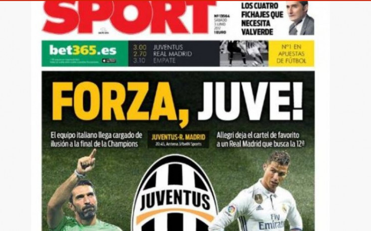 Каталунската преса: Форца, Юве!