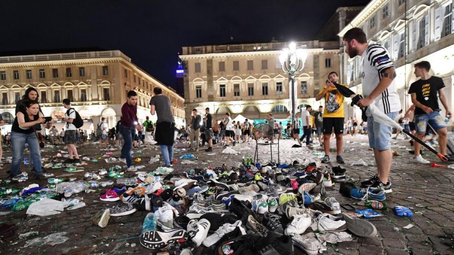 Над хиляда ранени в Торино, дете в критично състояние