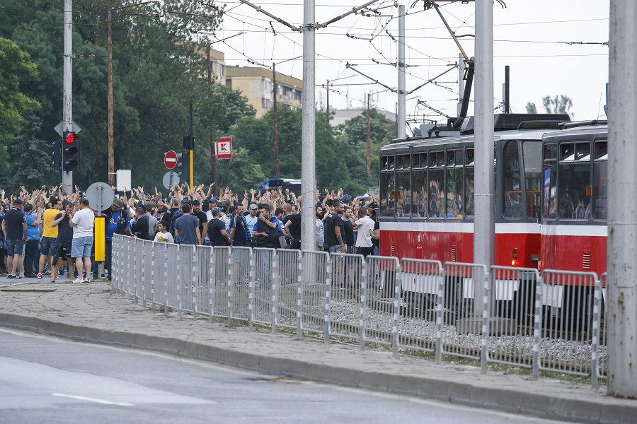 Протестът на феновете на Левски1