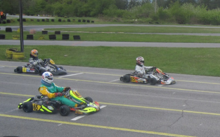 Иван Влъчков с участие в третия кръг от републиканското по картинг