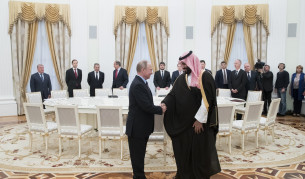 Владимир Путин и принц Мохамед бин Салман