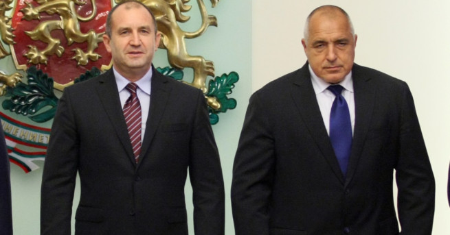 Задочният спор който министър председателят Бойко Борисов и президентът Румен Радев