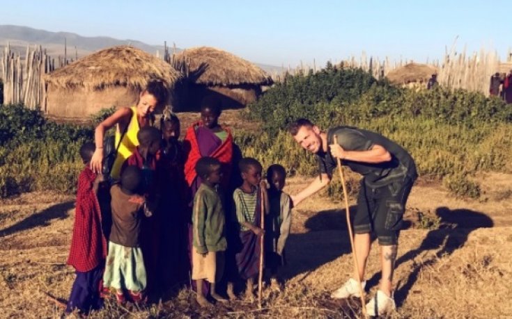 Френски национал на меден месец в Африка