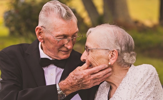  Руби и Херълд в една магична фотосесия за 65-годишнината от брака им. 