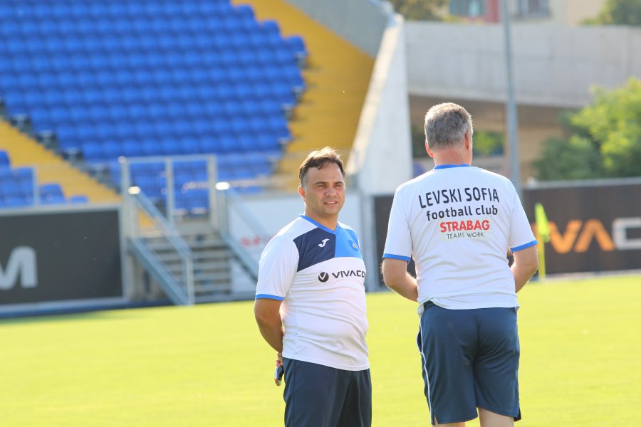 Левски тренира преди Хайдук Сплит1