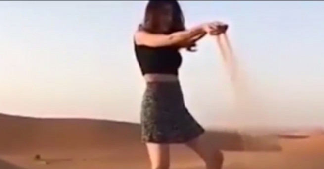 Млада саудитска жена предизвика сензация с пускането в социална мрежа