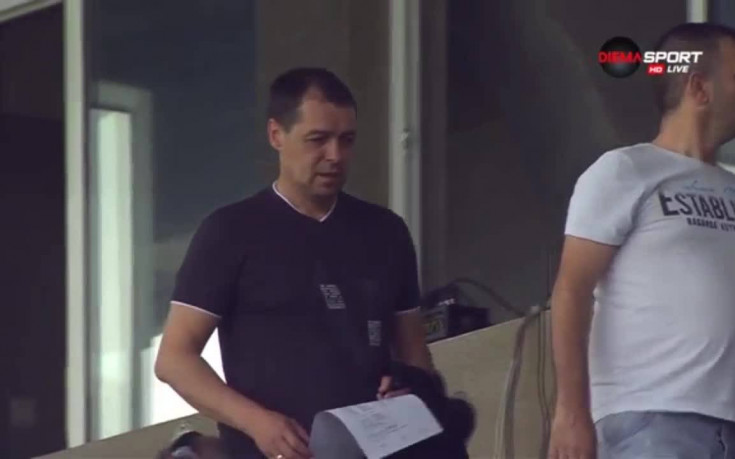 Авторитетни гости в ложите на стадиона в Овча Купел