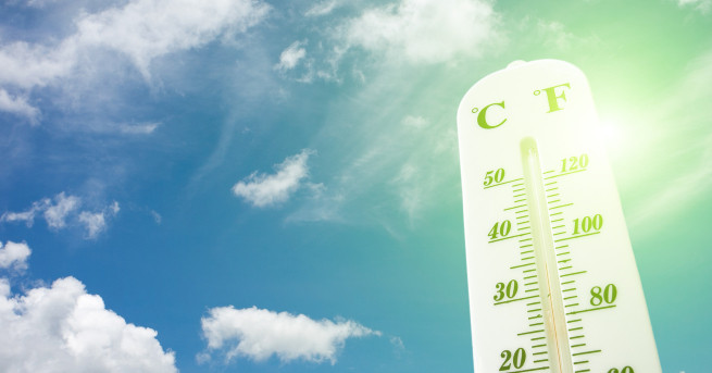 В последния ден от седмицата ще бъде слънчево около и