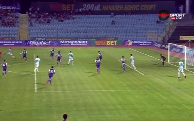 Дунав - Етър 0:0 /полувреме/