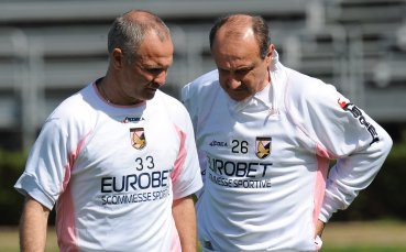 Делио Роси в Левски с най-приближения си човек