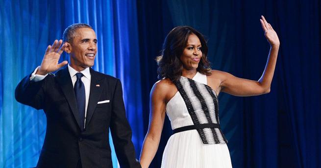 Барак и Мишел Обама отпразнуваха своята 25 годишнина от сватбата си във
