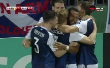 Литва - Шотландия 0:3 /репортаж/