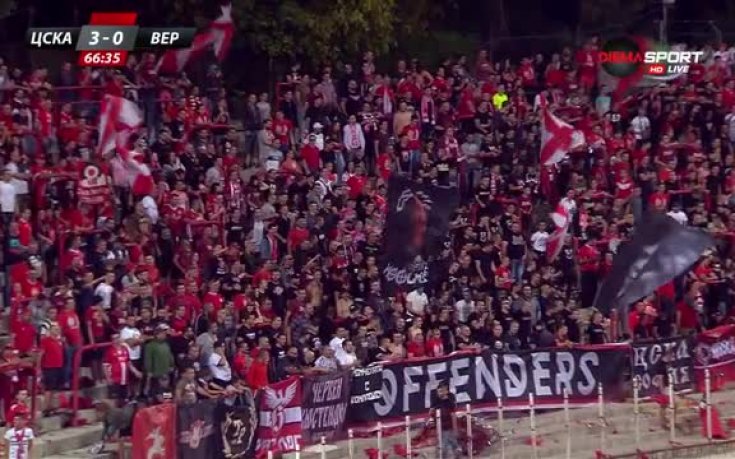 Каранга вкара дежурния си гол – 3:0 за ЦСКА срещу Верея