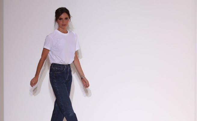 Виктория Бекъм представи най-новата си колекция на Седмицата на модата в Ню Йорк .