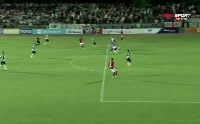 ЦСКА вкара гол във вратата на Черно море в 40 ата