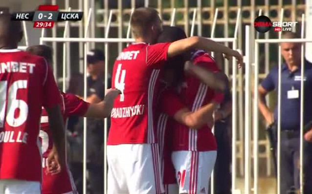 ЦСКА удвои своята преднина 2 0 при гостуването на Несебър