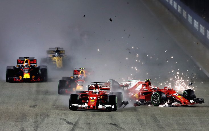 Фетел няма да плаща с двигател за отпадането в Сингапур