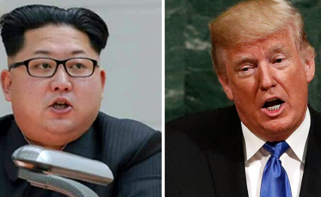  Ким Чен-ун и Доналд Тръмп 