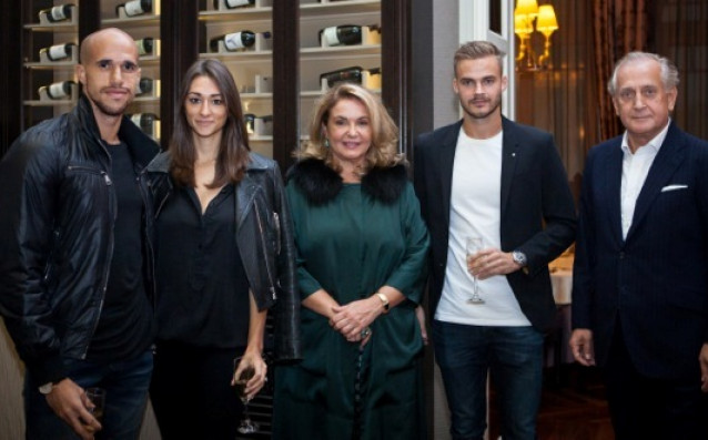 Собственикът на Левски Спас Русев и неговата съпруга поканиха на