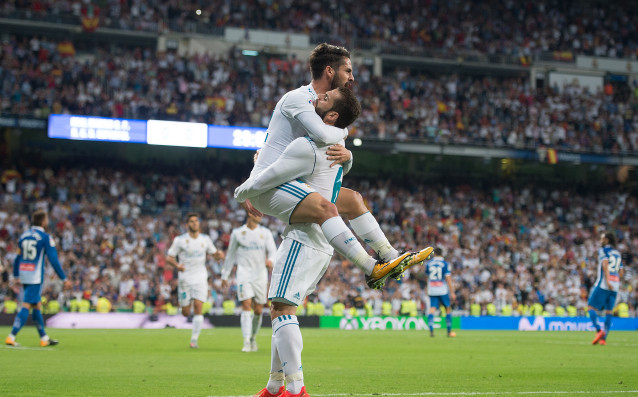 Полузащитникът на Реал Мадрид Иско Алкоркон вкара и двата гола за