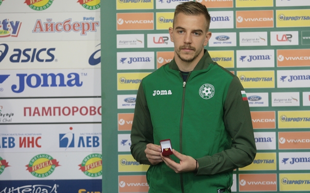 Вратарят на националния отбор по футбол на България Пламен Илиев