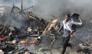 Последиците от взрива в Могадишу