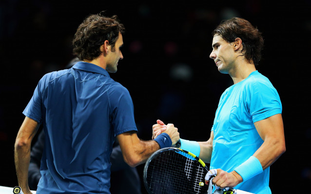 Двама от най големите в света на тениса Роджър Федерер и