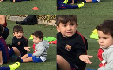 Меси се хвали с малките си футболисти